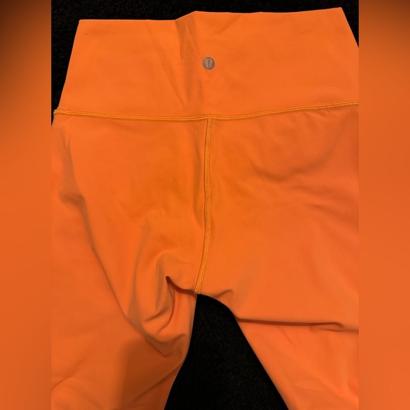 lululemon athletica Pants - Women’s Lululemon Orange Leggings